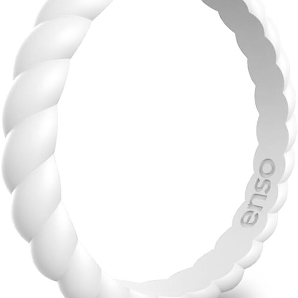 Silicone Stackable Ring Mens Womens Wedding Band Flexible Comfortable